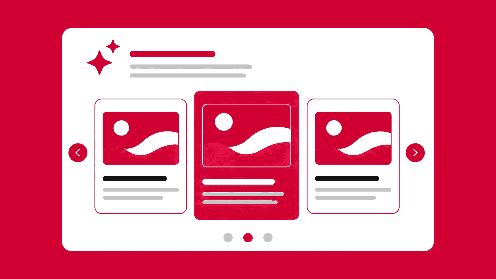Ilustração minimalista sobre Notícias entram no AI Overview. O carrossel ajuda, mas não resolve a tensão